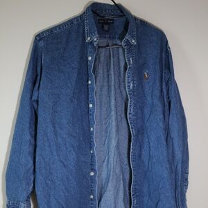 Vintage Ralph Lauren Denim Button-Up (Large)
